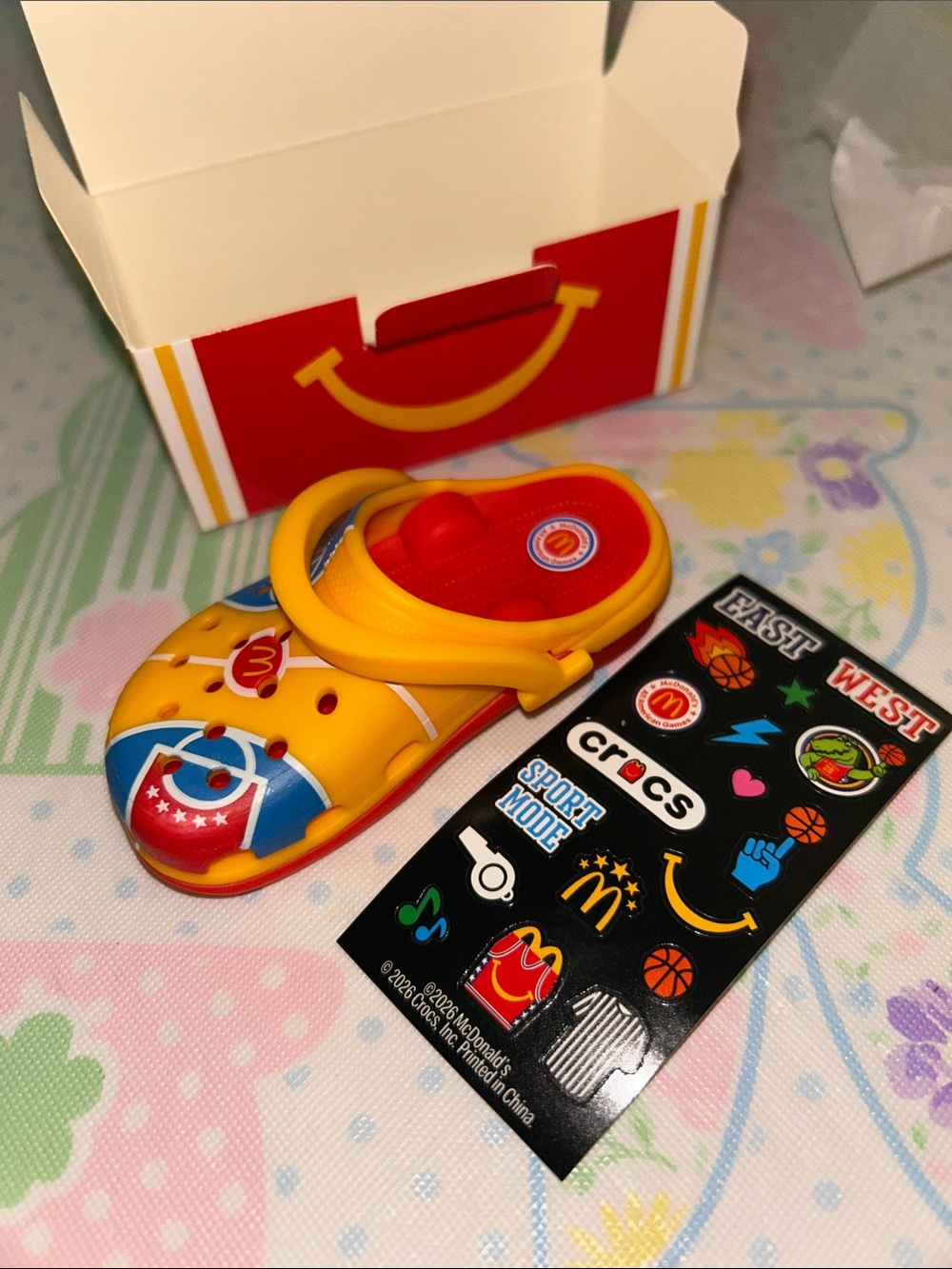 McDonald's crocs happy meal toy